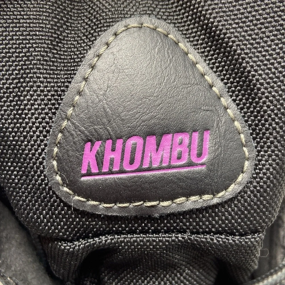 NWOT KHOMBU Hybrid Black & Pink Winter Boots Size 8